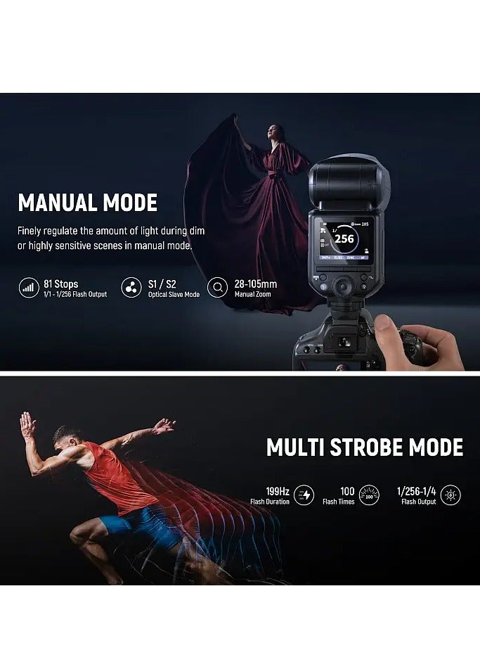 نيوير NEEWER Z2 TTL Round Head Flash Speedlite - Canon - Image 5