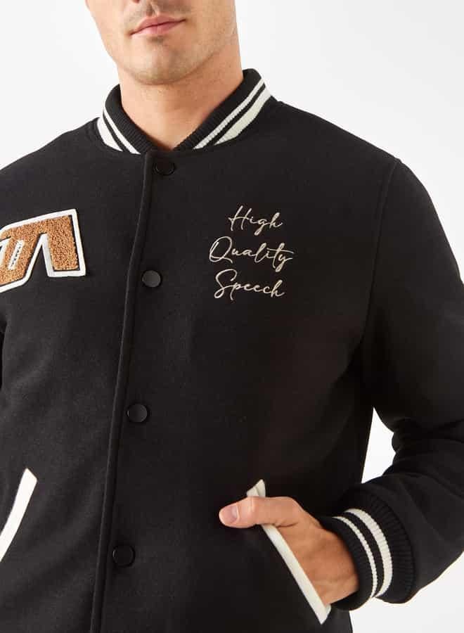 ايكونيك جاكيت فارسيتي بطبعات وأزرار إغلاق كبس من أيكونيك - Image 4