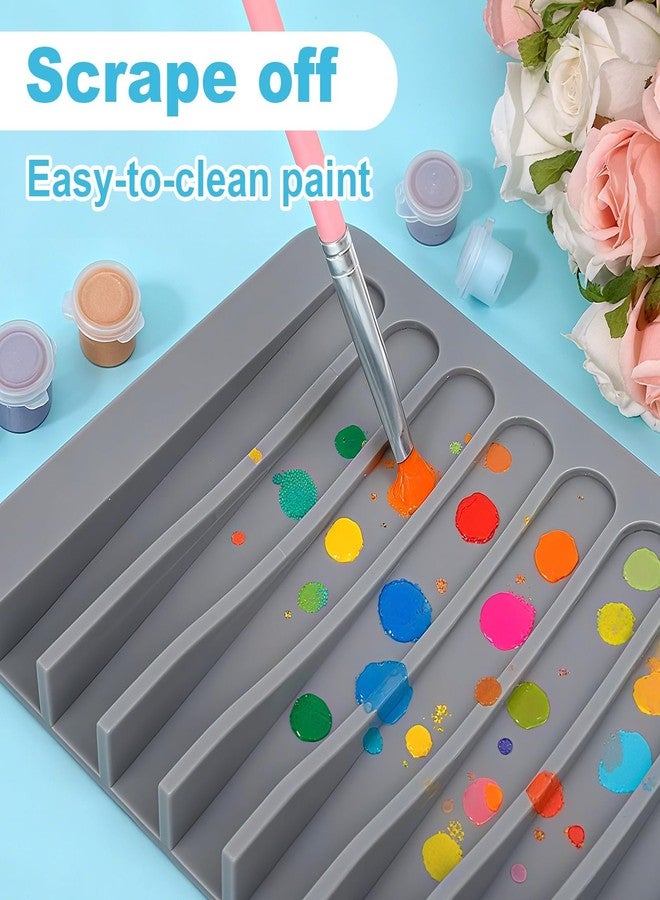 piercing 2PCS Painting Brush Holder, Brush Holder, Paint Brushs Holder - Portable Organizer with Multiple Slots for Artists, Hobbyists and Watercolor Acrylic Painting Supplies - Image 2