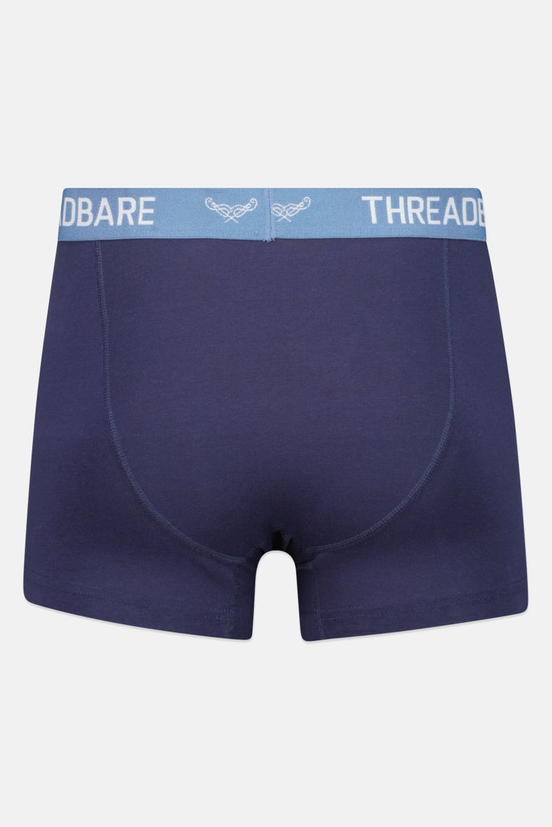 Threadbare Men 3 Pcs Brand Logo Boxer Briefs, Multicolor - Image 4