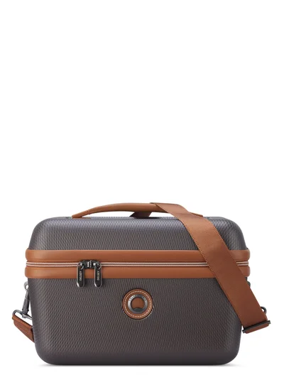 ديلسي _باريس Chatelet Air 2.0 Hardcase Tote Beauty Case With Removable Shoulder Strap Brown