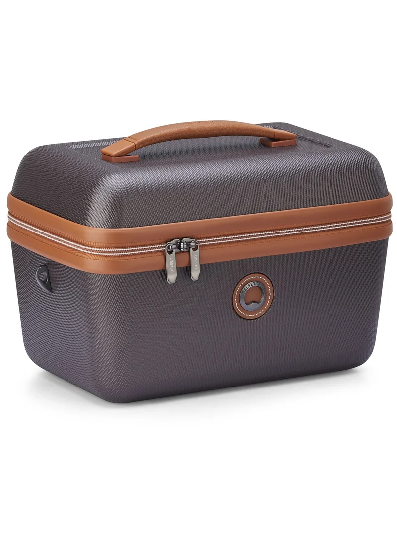 DELSEY Paris Chatelet Air 2.0 Hardcase Tote Beauty Case With Removable Shoulder Strap Brown