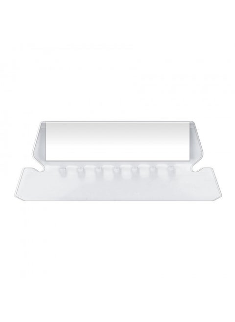 Pendaflex Insertable Plastic Tabs Hanging Folder Tabs, 2", Clear, 25 Tabs and Inserts per Pack (42)