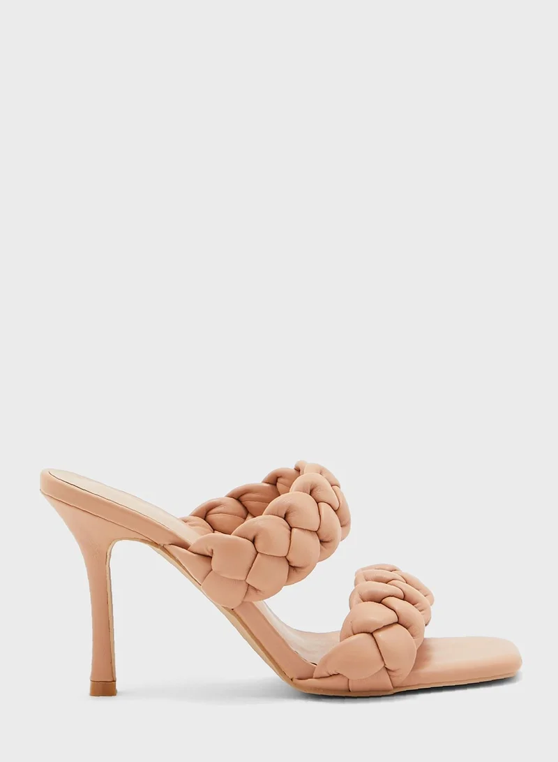 ايلا صندل بسيور مضفورة