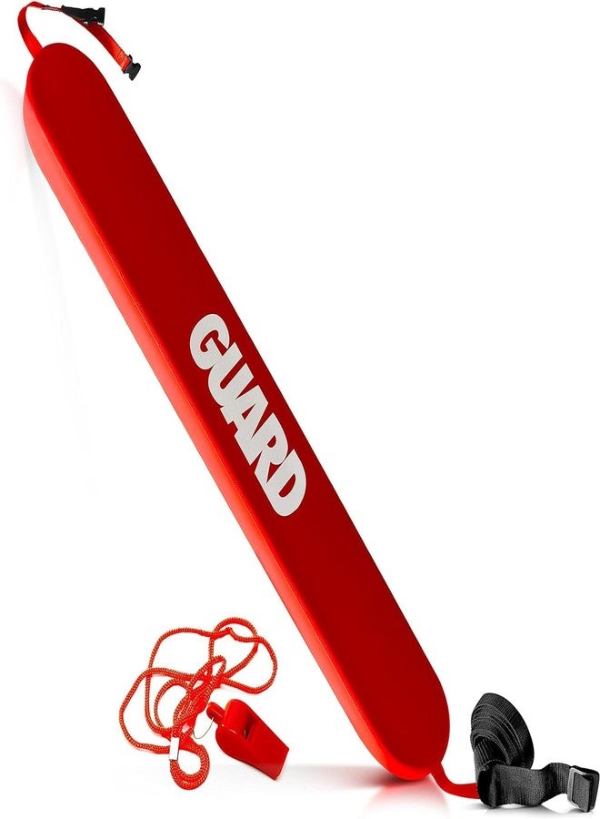 ASA TECHMED Durable Lifeguard Rescue Tube - Heavy Duty Construction, Multiple Sizes, Closed Cell NBR Foam, Waterproof Vinyl, 6-Foot Towline Strap, 40 Inch - Image 1