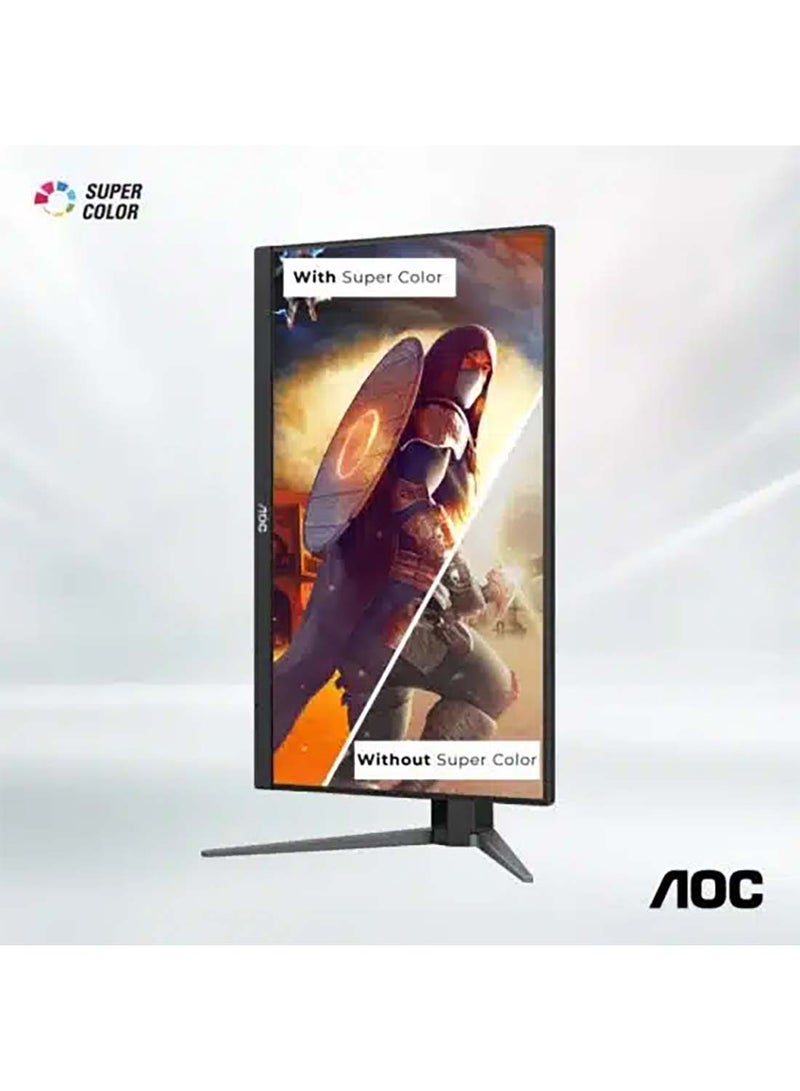 اي او سي Q27G4/89 شاشة ألعاب Ergo مقاس 27 بوصة (68.5 سم)، 1 MS، 180 هرتز، 2K QHD، IPS FLAT، مزامنة تكيفية، DISPLAYHDR 400، HDMI وDP أسود - Image 2