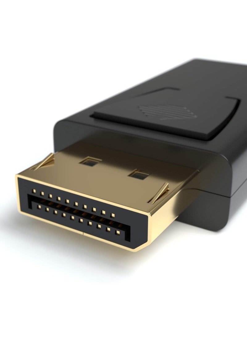 ماركة غير محددة محول منفذ DisplayPort إلى HDMI – محول DP 1.2 بدقة 1080p و3D بسرعة 60 هرتز  - Image 3