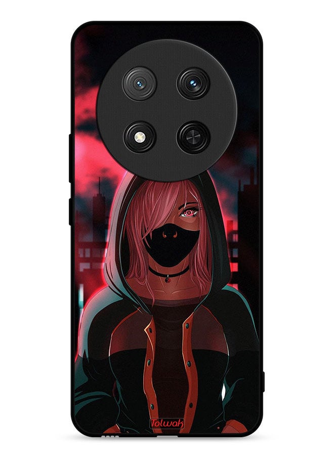 Tolwak Honor X9c 5G Protective Case Cover Girl Wear Mask Art  - Image 1