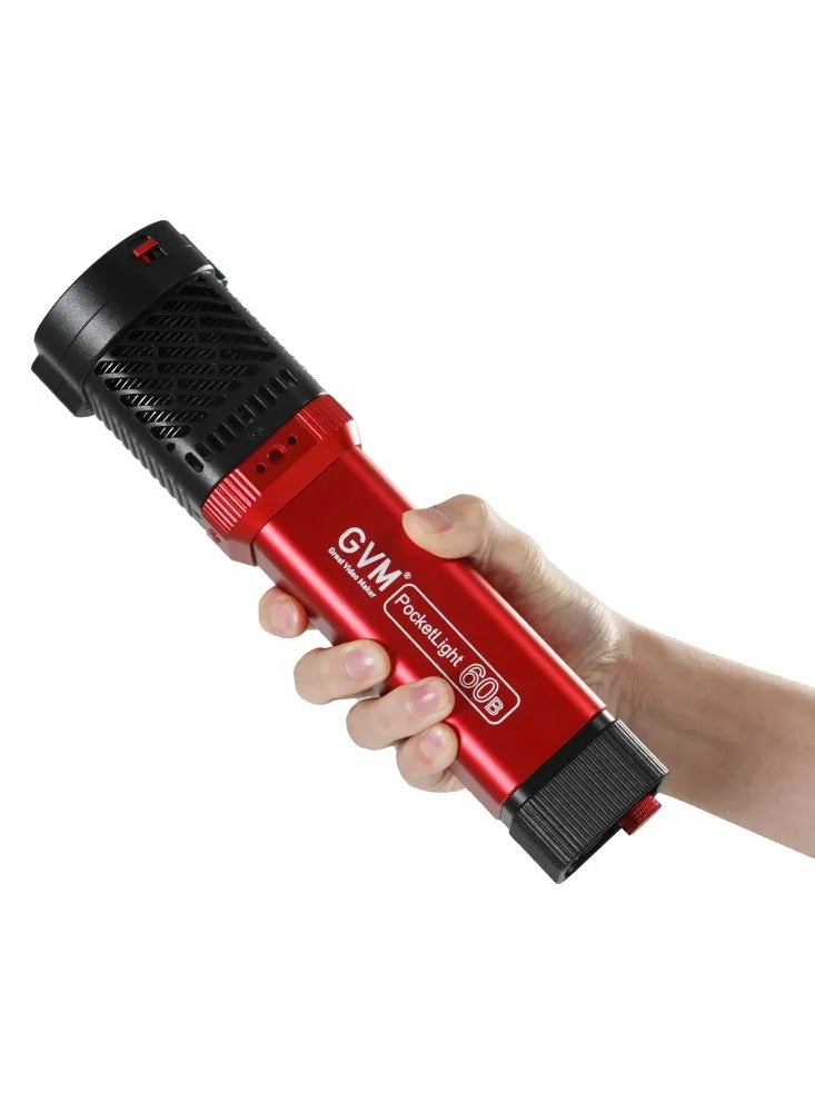 GVM PD60B Bi-Color Handheld LED Pocket Light – Portable Video & Photography Light, Adjustable 3200K–5600K, Dimmable - Image 1