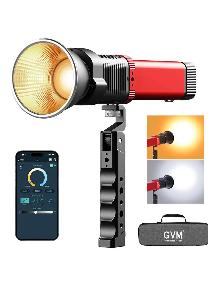 GVM PD60B Bi-Color Handheld LED Pocket Light – Portable Video & Photography Light, Adjustable 3200K–5600K, Dimmable - Image 3