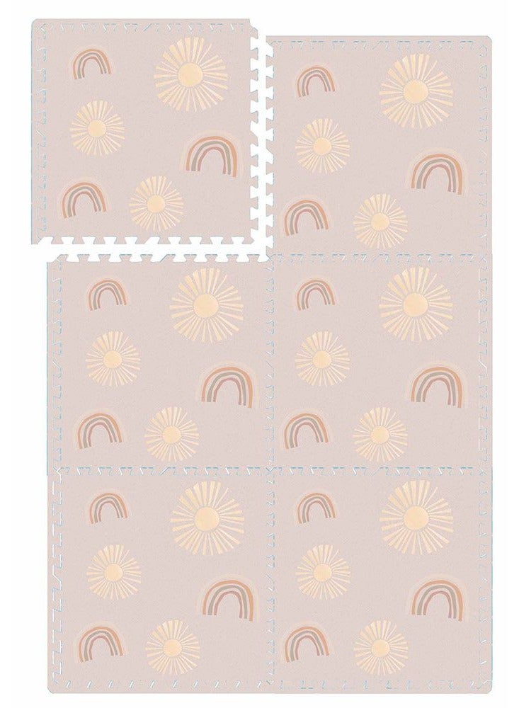 Bumble & Bird - BabySafe Play Mat Rainbow 6pcs - Image 1