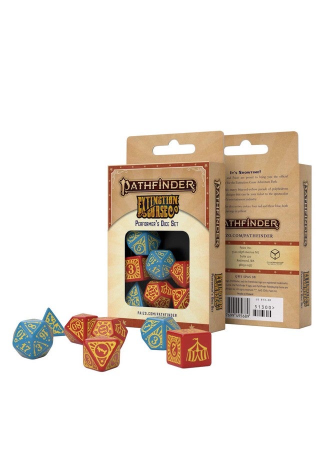 Q WORKSHOP Q-Workshop Pathfinder Extinction Curse Performer's Dice Set - Image 2