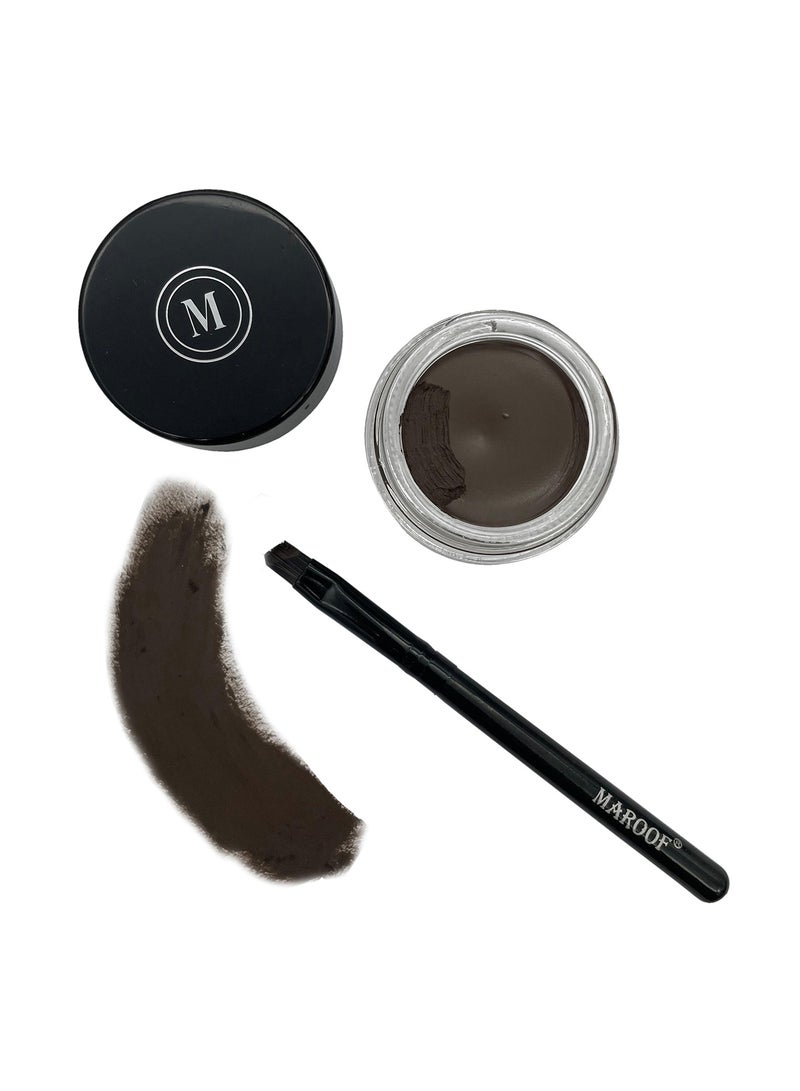 MAROOF Eyebrow Gel 01 Black & Medium Brown - Image 3