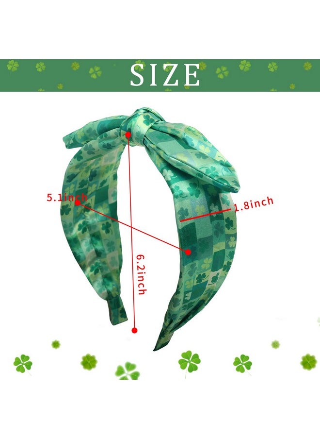 Shamrock Headbands St. Patrick’S Day Hairbands Luck Of The Irish Head Decoration Green Clover Knotted Bow Design For Women Girls Head Wear Gifts St. Patrick’S Day Hair Hoop Cosplay Photo Props - pzsku/Z8D37FB53C0DE5784328CZ/45/_/1718645929/1722b2a1-a05b-4e3d-ab3c-5a6088111a8e