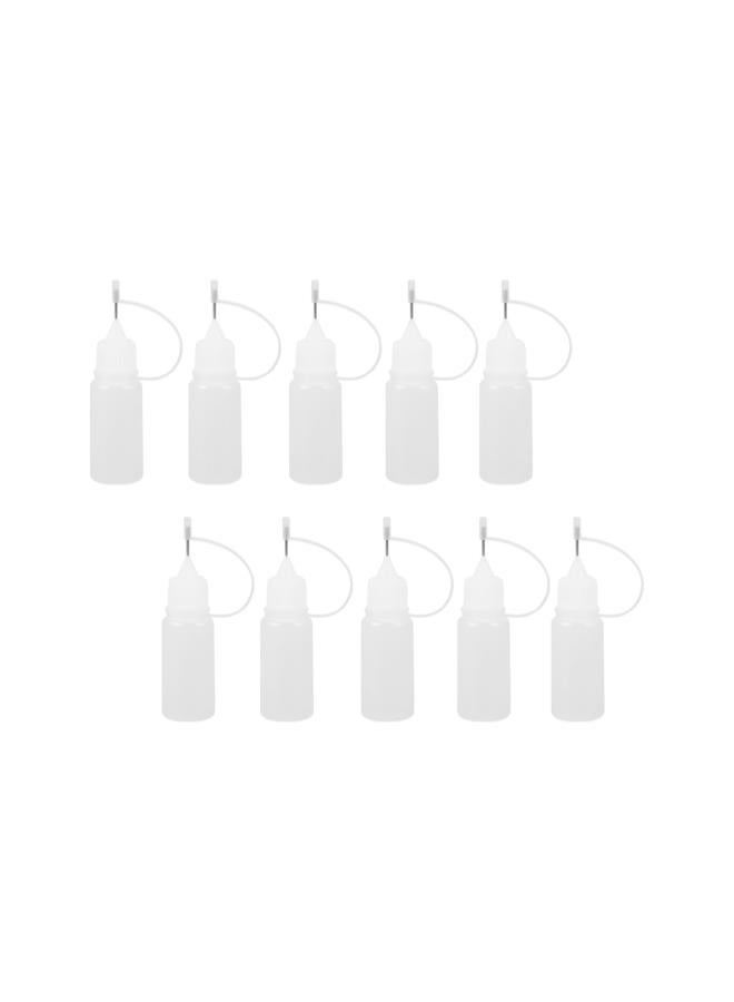 klarako Needle Tip Glue Bottle Applicator Bottles Needle Squeeze Bottle Quilling Tool 10ml 10pcs - Image 1