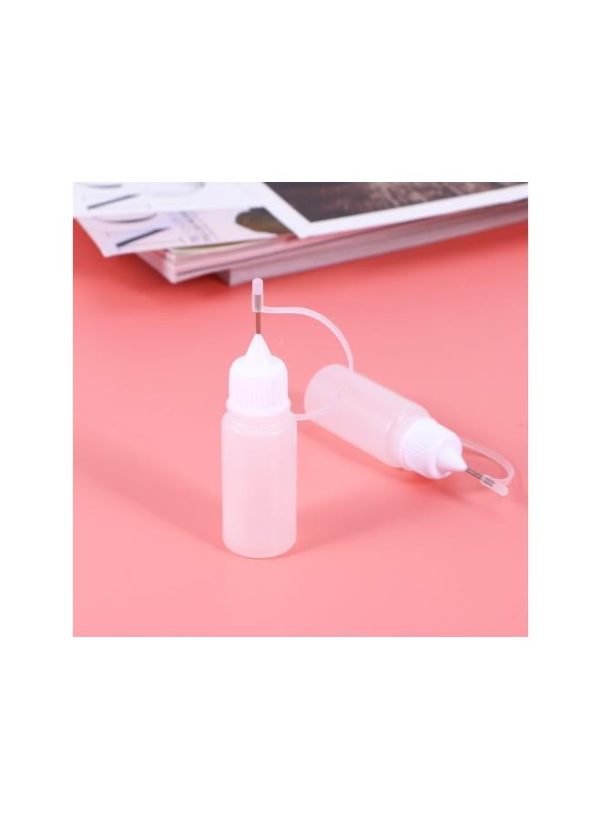 klarako Needle Tip Glue Bottle Applicator Bottles Needle Squeeze Bottle Quilling Tool 10ml 10pcs - Image 4