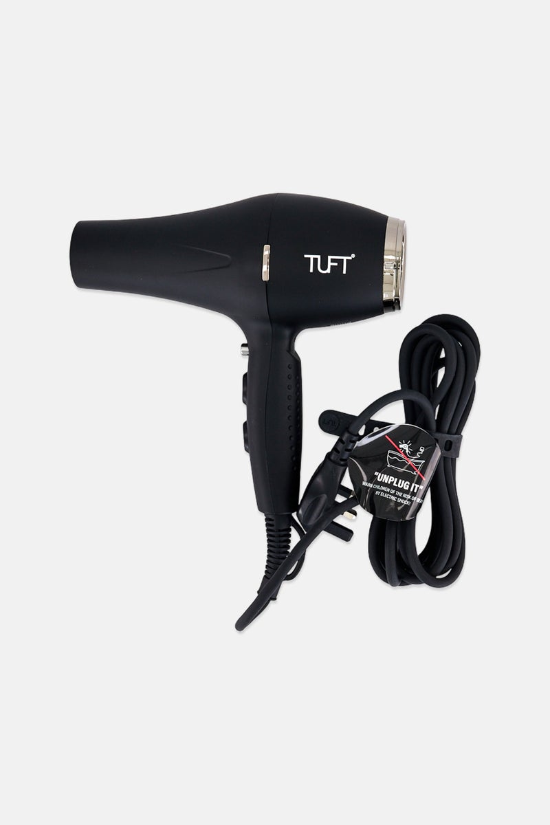 TUFT Classic I High Performance Ceramic Ionic Hair Dryer 2200Watts, Black - Image 1