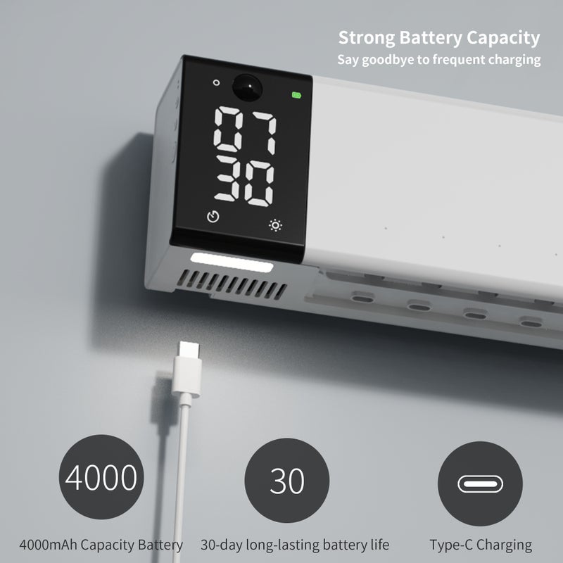 Toothbrush Disinfector with Clock, Night Light, Drying -  New Arrival - Image 2