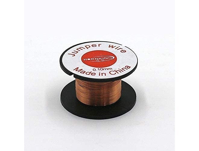 SCHOFIC [0.1MM] PCB Link Jumper Wire Copper Soldering Wire Maintenance Jump Line for Mobile Phone Computer PCB Welding Repair Tools (20) - Image 4