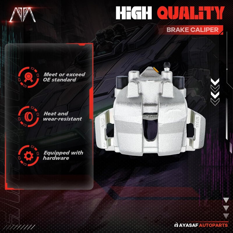 MAYASAF 19B3116 Front Left Brake Caliper Assembly for Ford Escape, Mercury Mariner, Mazda Tribute - Image 5