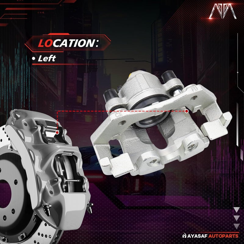MAYASAF 19B3116 Front Left Brake Caliper Assembly for Ford Escape, Mercury Mariner, Mazda Tribute - Image 3