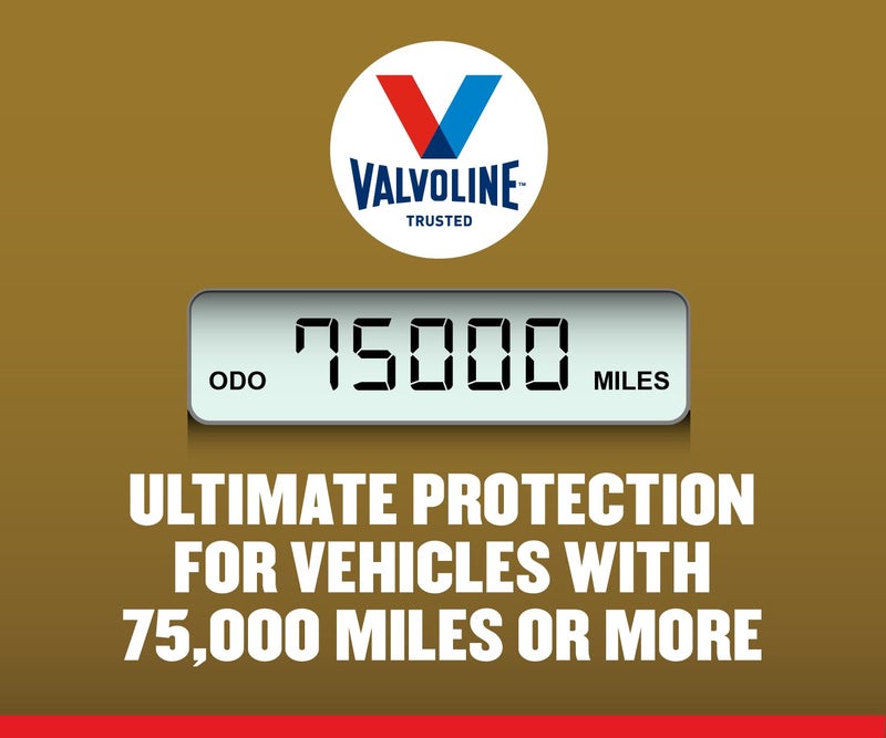Valvoline Extended Protection High Mileage with Ultra MaxLife Technology 5W-20 Full Synthetic Motor Oil 5 Quart - Image 4