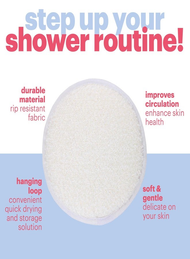 أفترسبا ليفة استحمام دائرية مزدوجة الملمس من أفتر سبا (6 قطع (عبوة من 6 قطع)) - Image 5