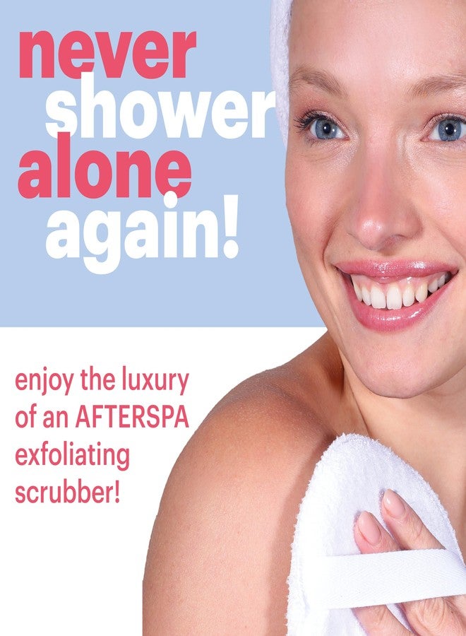 أفترسبا ليفة استحمام دائرية مزدوجة الملمس من أفتر سبا (6 قطع (عبوة من 6 قطع)) - Image 2