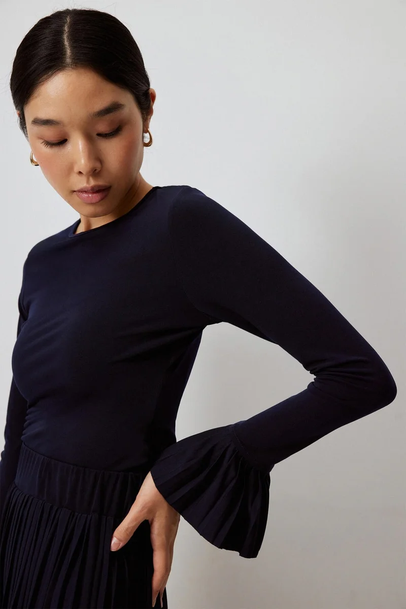Touche Pleated Bodysuit