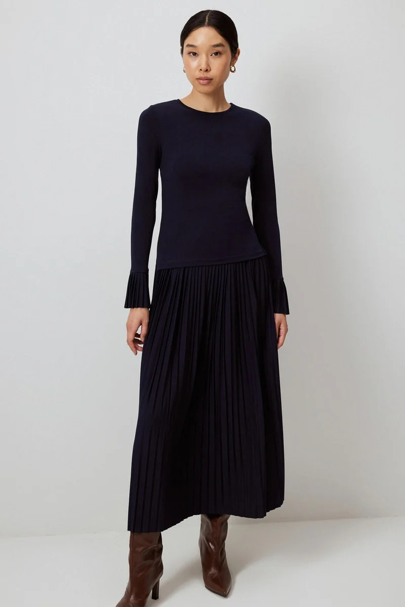 Touche Pleated Bodysuit
