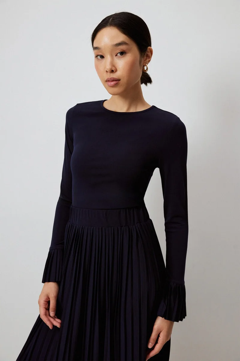 Touche Pleated Bodysuit
