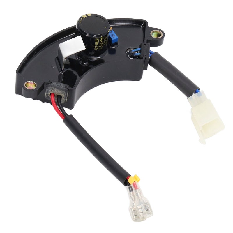 Generator Voltage Regulator: 10cm Hole Distance 6mm Hole Diameter Superior Plastic Construction - Easy Installation Automatic Voltage Regulator for 2-3kW 168F 170F Single Phase Small Generator Parts - Image 1