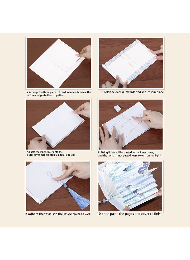 Fan-shaped book lamp, folding desk lamp inspired by the traditional Chinese folding fan, is not only a tool for lighting, but also a piece of oriental romance that can be held in the palm of your hand.