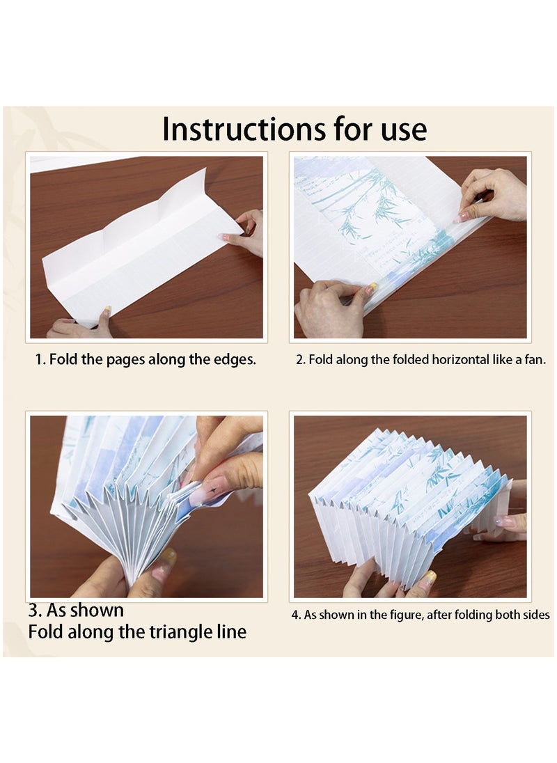 Fan-shaped book lamp, folding desk lamp inspired by the traditional Chinese folding fan, is not only a tool for lighting, but also a piece of oriental romance that can be held in the palm of your hand.