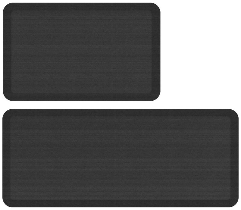 NewLife by GelPro Designer Comfort Mat Bundle 20 x 32 and 20 x 48 Charcoal