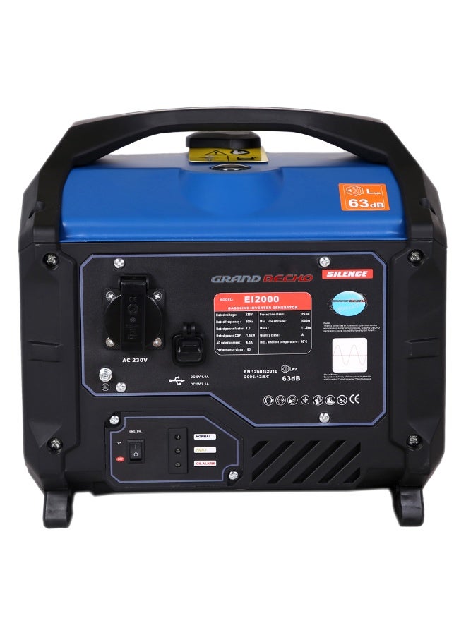 Grand Decho 1500 Watt Portable Silent Gasoline Inverter Generator Grand Decho EI2000 - Image 2