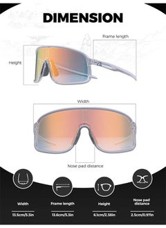 Rockbros ROCKBROS Photochromic Sunglasses for Men Women Cycling Glasses UV Protection Sports Sunglasses  - Image 5