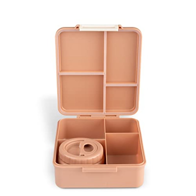 Grand Bento Lunch Box for,Elegant Blush Pink Design, Leakproof with 4 Compartments Food Jar, Terrific for School Nursery, Crafted to last with Perfect Size - Image 4