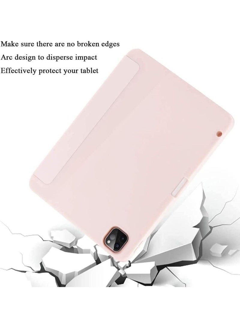 Case for iPad Pro 11 Inch 2021(3rd Gen)/2020(2nd Gen) with Pencil Holder [Support iPad 2nd Pencil Charging/Pair] Slim Trifold Stand, Smart Protective Case Cover - Image 2