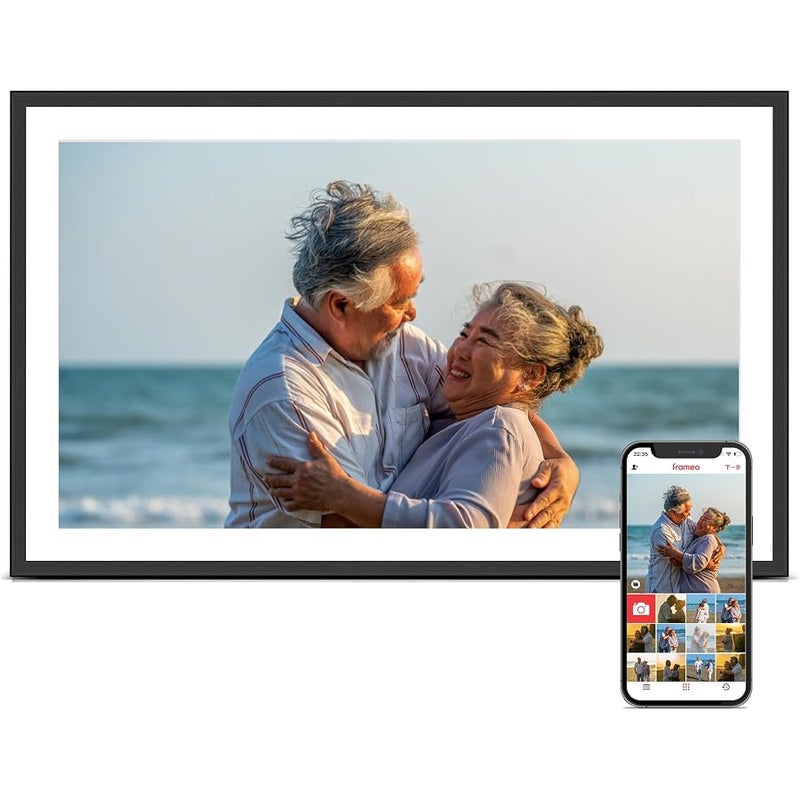 Pastigio Digital Picture Frame, 15.6 Inch Large Frameo Digital Photo Frame WiFi, 32GB, 1920 * 1080 IPS HD Touch Screen, Tabletop&Wall-Mounted, Share Picture Video, Birthday, Wedding, for Mom - Image 1