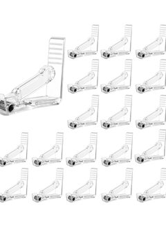 Excefore 20pcs Plastic Tablecloth Clips, Adjustable Tablecloth Clips Table Cloth Fixing Table Cloth Holder Clips Transparent Picnic Tablecloth Clamps for Indoor Outdoor  - Image 1