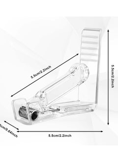 Excefore 20pcs Plastic Tablecloth Clips, Adjustable Tablecloth Clips Table Cloth Fixing Table Cloth Holder Clips Transparent Picnic Tablecloth Clamps for Indoor Outdoor  - Image 2