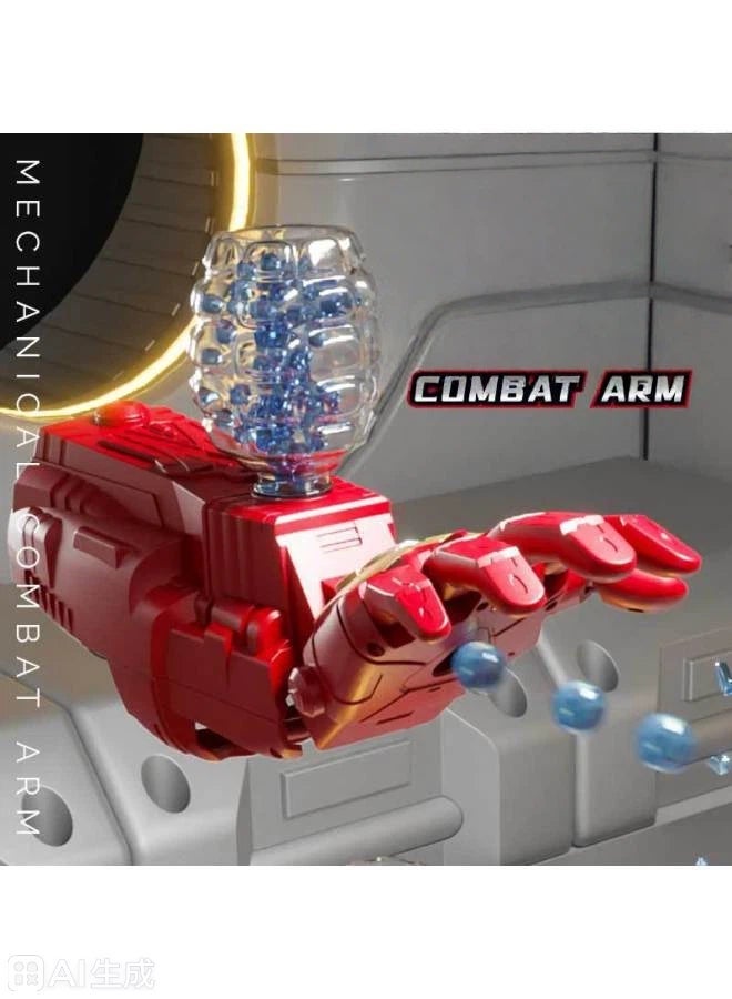 Electric Auto-Firing Water Bead Launcher | Wearable Mechanical Arm Toy | Kids Interactive Battle Gear | Rechargeable Water Bead Toy - Image 3