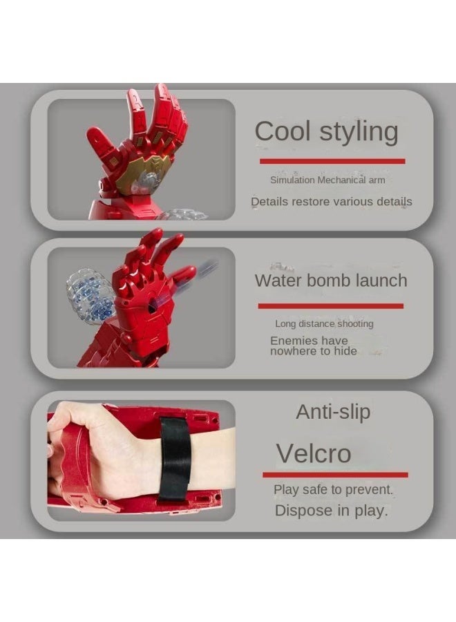 Electric Auto-Firing Water Bead Launcher | Wearable Mechanical Arm Toy | Kids Interactive Battle Gear | Rechargeable Water Bead Toy - Image 2