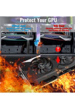 Generic Graphics Card GPU Brace Support, Adjustable Height Adjustment Video Card Sag Holder Bracket, GPU Stand, Universal VGA Graphics Card Holder, Black  - Image 5