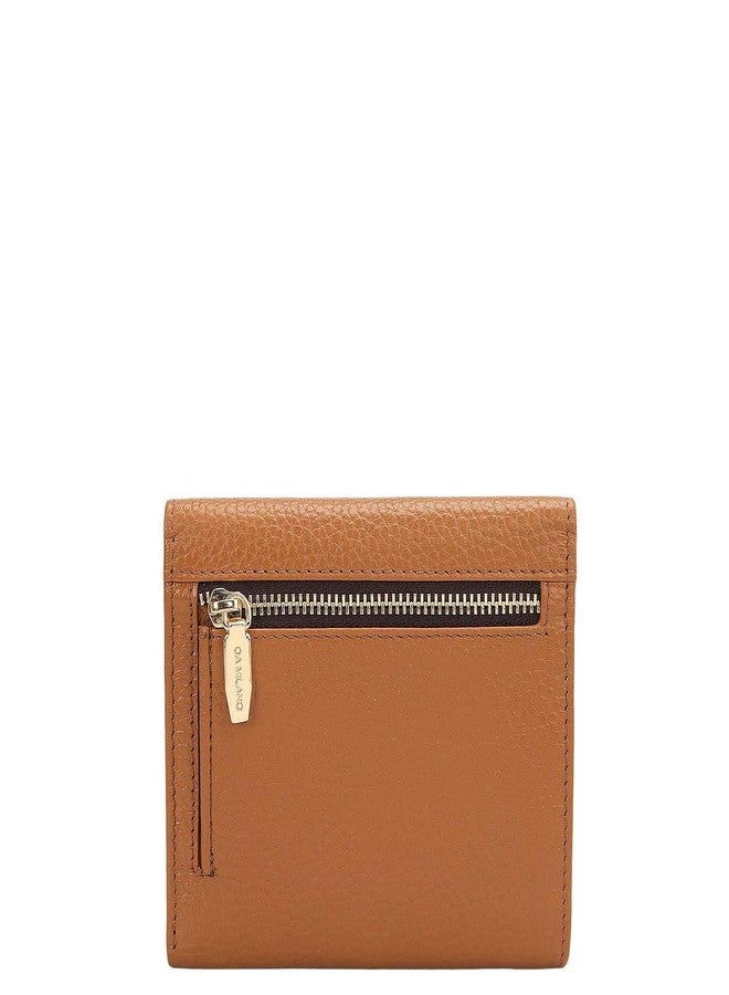 Da Milano Leather Wallet for Women - Brown (10274OL) - Image 5