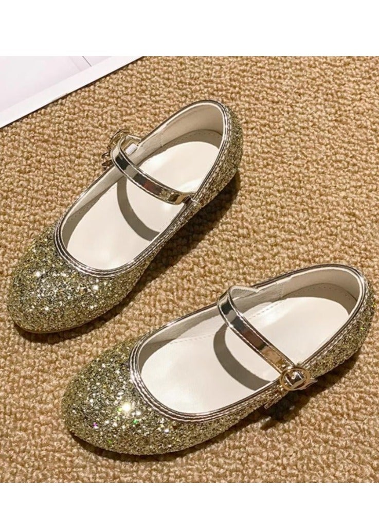 Girl Crystal Princess With Heel Shoes And Dress Performance - Image 2