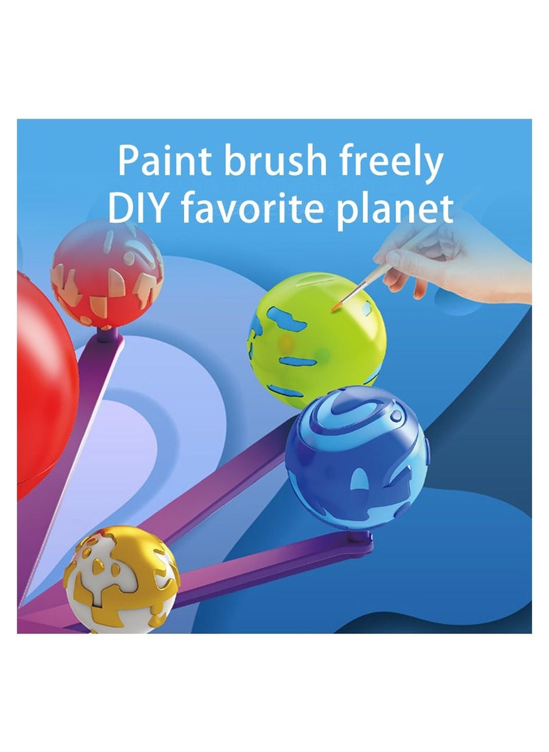 JOLLITY LLC - Solar System for Kids Space Toys-8 Planets Model with Projector DIY Stem Educational Learning Birthday for 6+ Years Old Boys Girls - Image 1