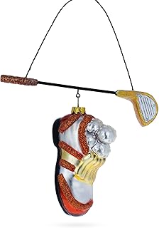 BestPysanky BestPysanky Golf Essentials Glass Christmas Ornament  - Image 1