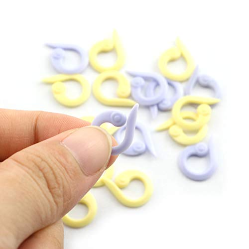NX Garden Stitch Marker Ring 20Pcs Small Counter Stitch Markers Clip Knitting Tools Crochet Locking Sewing - Image 2